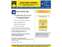 Tablet Screenshot of bulkmailcanada.com